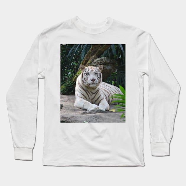 White Beauty Long Sleeve T-Shirt by LeanneAllen